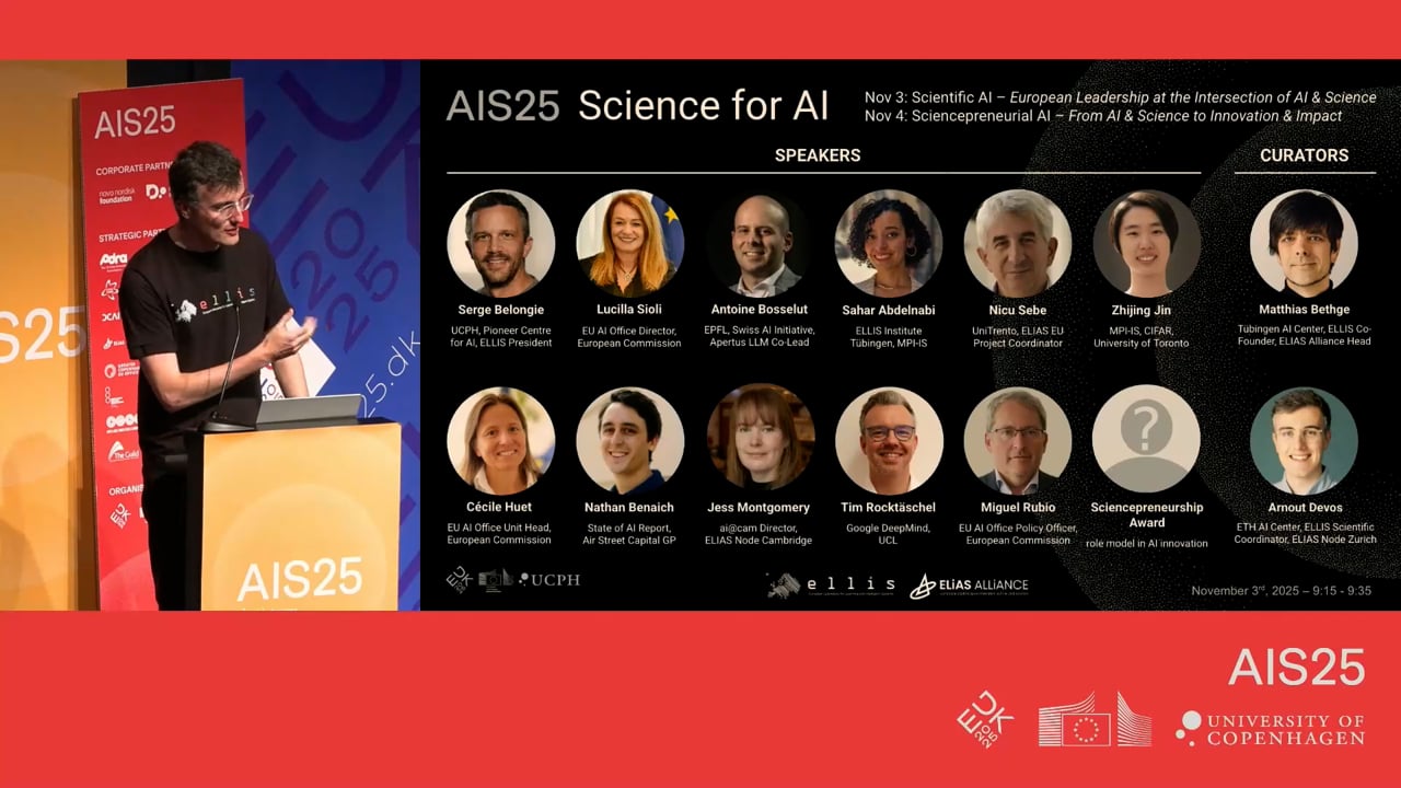 Science for AI Workshop @ AIS25